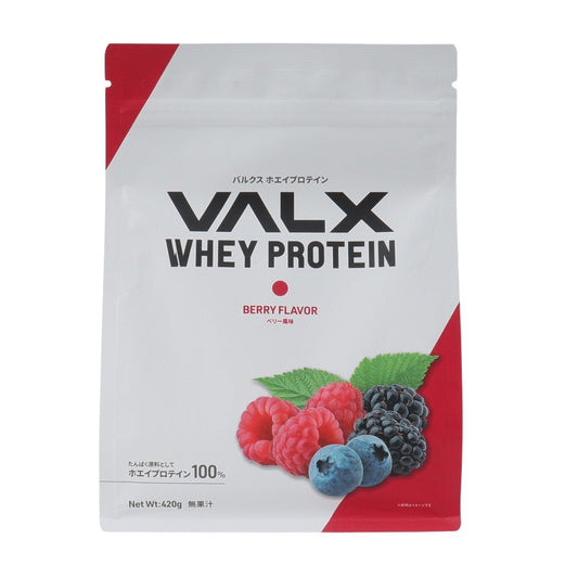 バルクスホエイプロテイン ベリー風味 420g VALXホエイプロテイン ベリー タンパク質 運動 スポーツ筋トレ