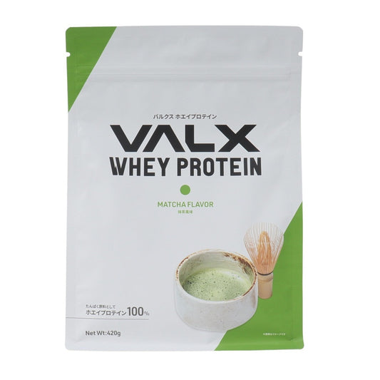 バルクスホエイプロテイン 抹茶風味 420g VALXホエイプロテイン マッチャ タンパク質 運動 スポーツ筋トレ