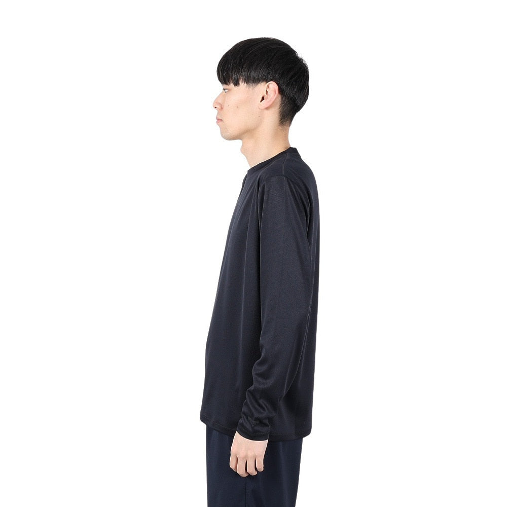 ドライプラス 1point 長袖Tシャツ 5S0037-TRCT-863ES BLK