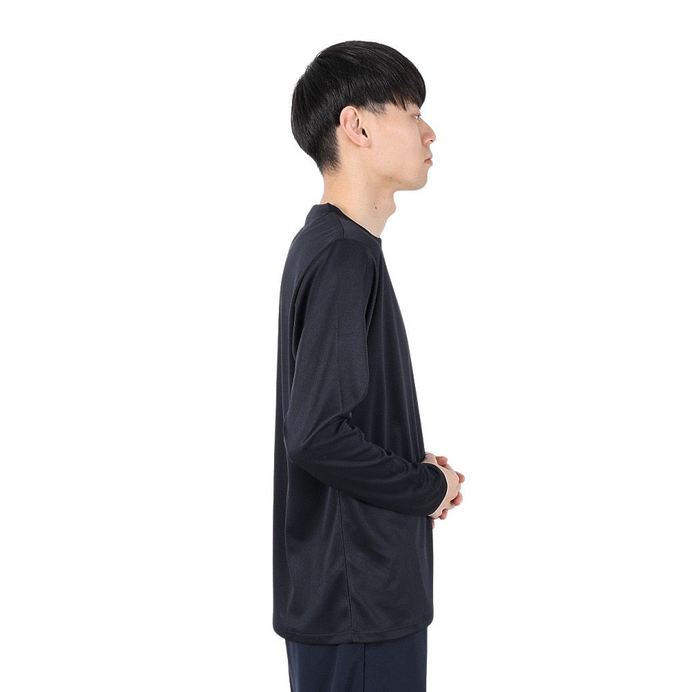 ドライプラス 1point 長袖Tシャツ 5S0037-TRCT-863ES BLK