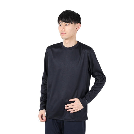 ドライプラス 1point 長袖Tシャツ 5S0037-TRCT-863ES BLK