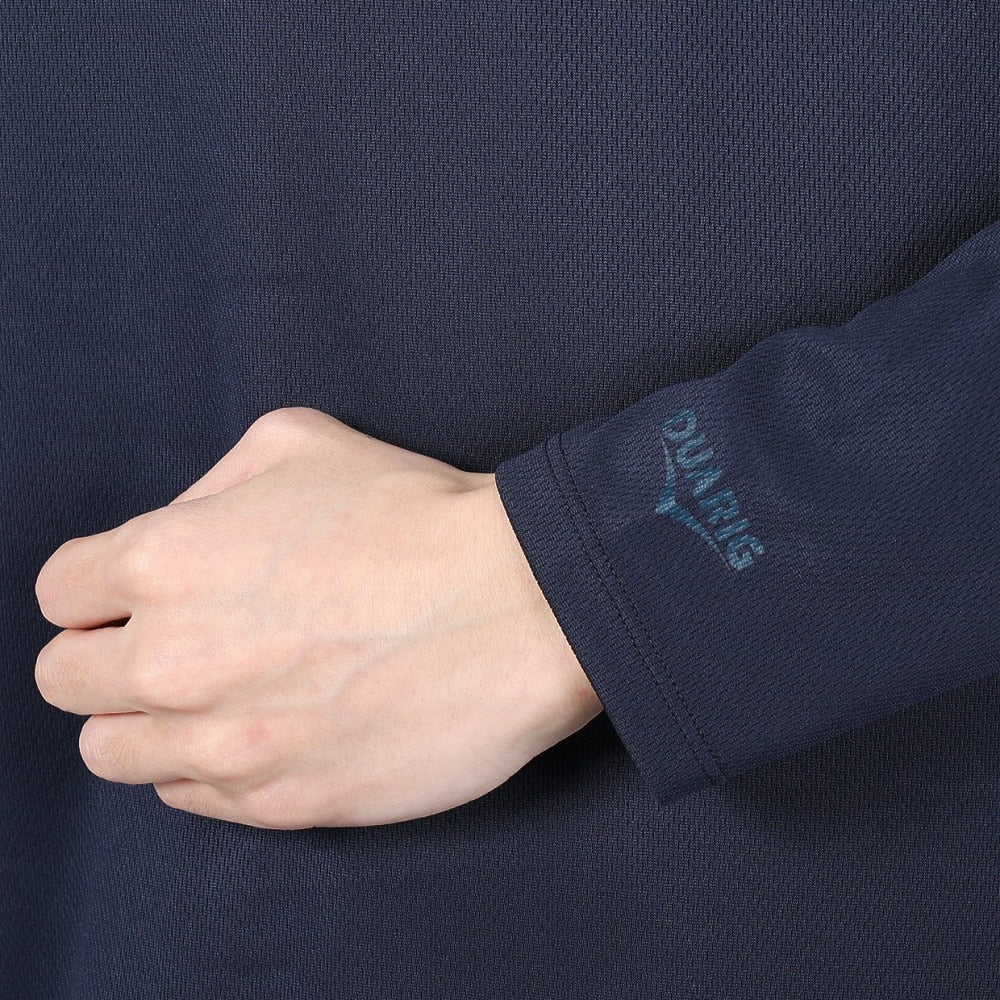 ドライプラス 1point 長袖Tシャツ 5S0037-TRCT-863ES NVY