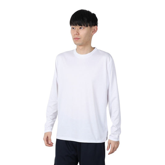 ドライプラス 1point 長袖Tシャツ 5S0037-TRCT-863ES WHT