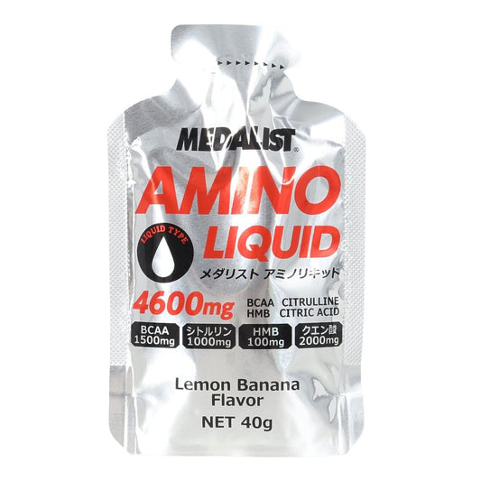 アミノ酸飲料 メダリストアミノリキッド 40ｇ 890121 レモンバナナ風味 飲料 栄養補給 BCAA クエン酸