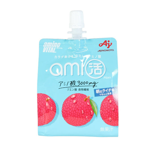 ゼリー飲料 アミノバイタル ami活 ゼリードリンク 朝のライチ味 180g 栄養補給 アミノ酸