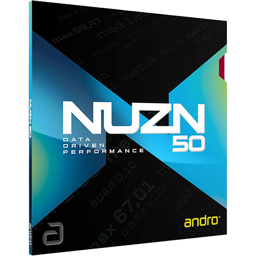 卓球ラバー NUZN 50 110021101 110021101-BK ﾆｭｰｿﾞｰﾝ50 初心者〜中級者 【Andro アンドロ-卓球ラバー】