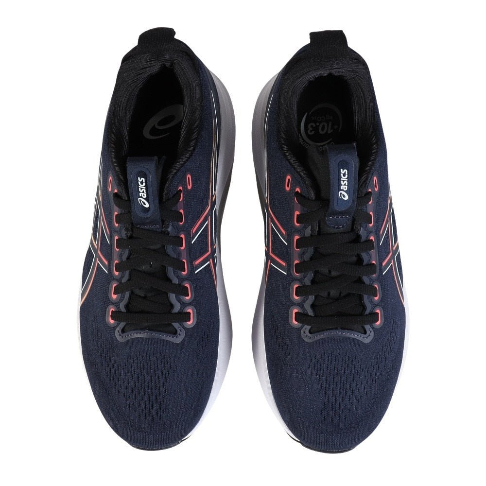 ランニングシューズ ジョギングシューズ GEL-KAYANO 32 WIDE ネイビー ブラック 1011C051.400 快適性 安定性