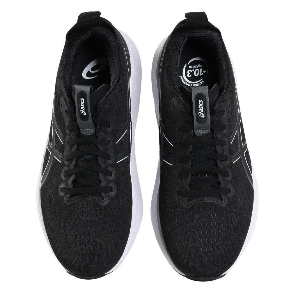 ランニングシューズ ジョギングシューズ GEL-KAYANO 32 EX WIDE ブラック ホワイト 1011C054.002 快適性