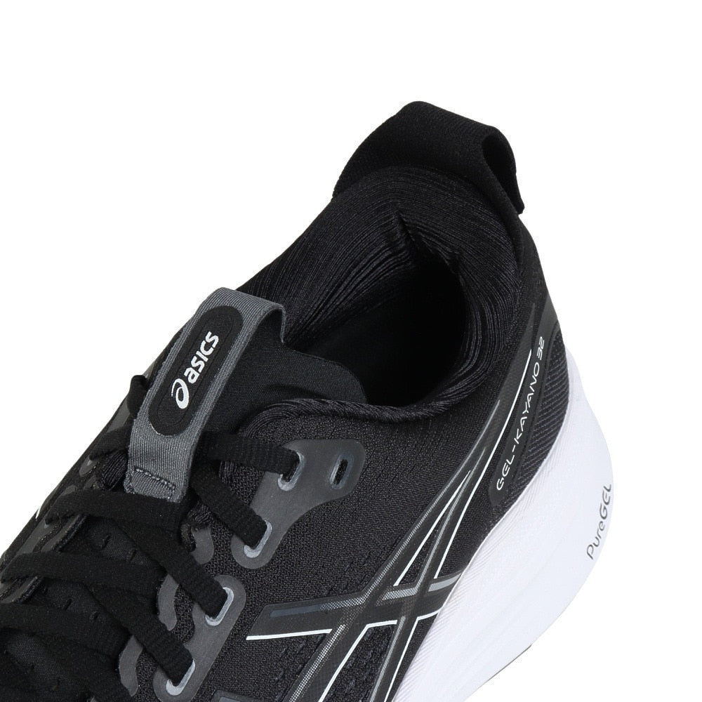 ランニングシューズ ジョギングシューズ GEL-KAYANO 32 EX WIDE ブラック ホワイト 1011C054.002 快適性