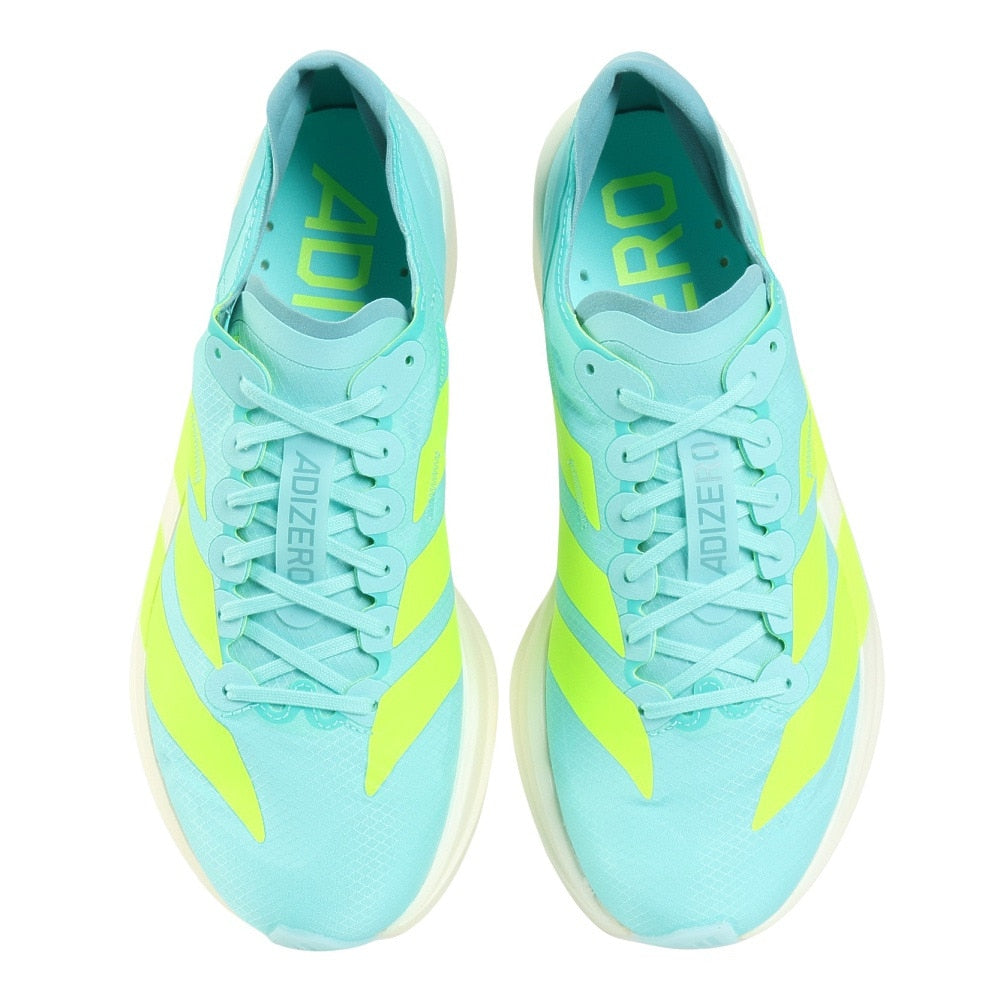 ランニングシューズ トレーニングシューズ 部活 アディゼロ タクミ セン 11 ターコイズ JQ2813 スニーカー