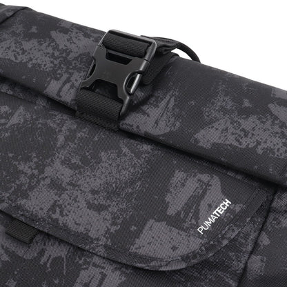 バック プーマテック AOP ロール トップ バックパック 黒 26L 09196501 ノートパソコン用ポケット ファッション