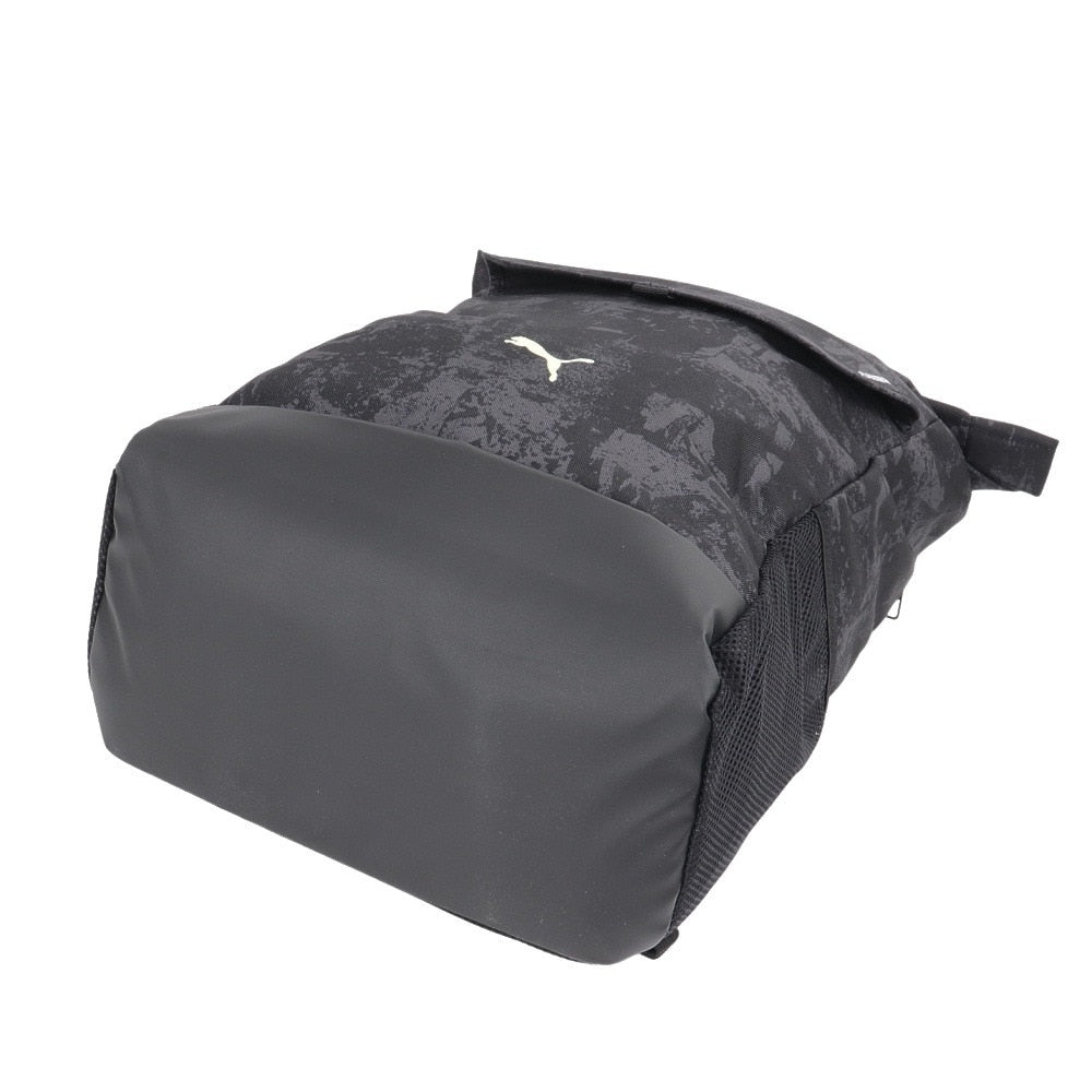 バック プーマテック AOP ロール トップ バックパック 黒 26L 09196501 ノートパソコン用ポケット ファッション