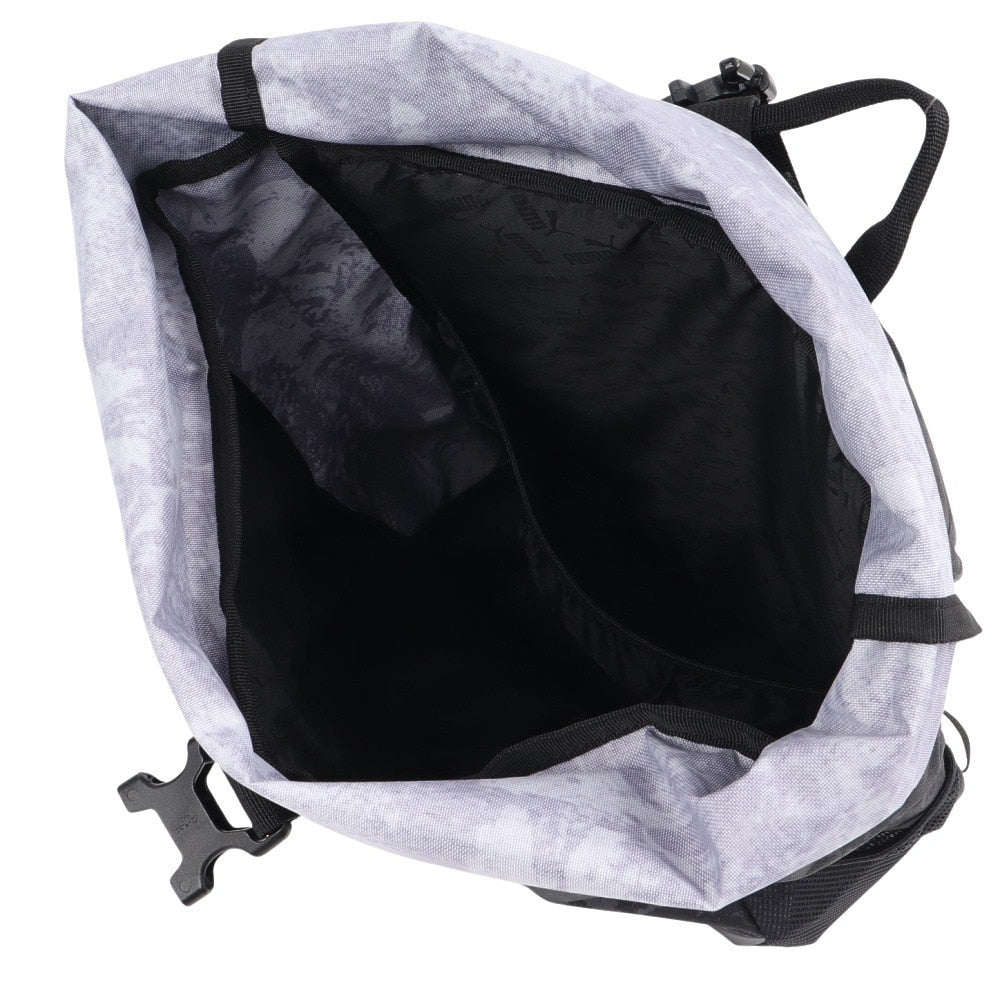 バック プーマテック AOP ロール トップ バックパック 黒 26L 09196501 ノートパソコン用ポケット ファッション