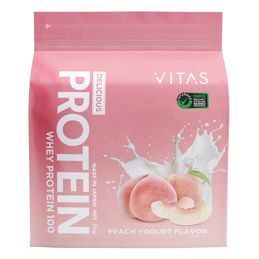 プロテイン WPC デリシャスプロテイン ピーチヨーグルト風味 1000g 約31回分 ホエイプロテイン ホエイ タンパク質