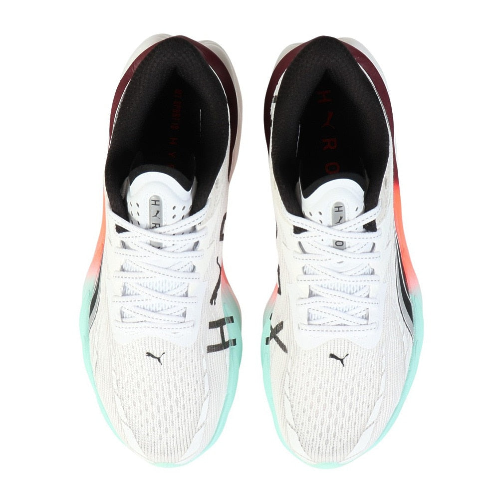 ランニングシューズ ジョギングシューズ PUMA×HYROX ヴェロシティ ニトロ 4 ホワイト 31191101 スニーカー