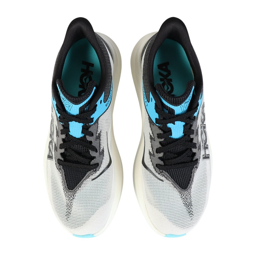ランニングシューズ トレーニングシューズ 部活 ロケット X 3 ホワイト ブラック 1168724-WBLC スニーカー