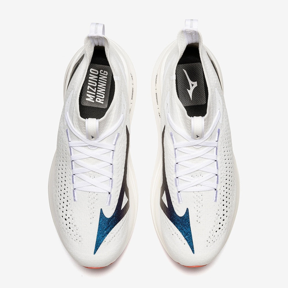 ランニングシューズ ジョギングシューズ ミズノ ネオ ビスタ 2 ホワイト ブルー J1GC253401 スニーカー