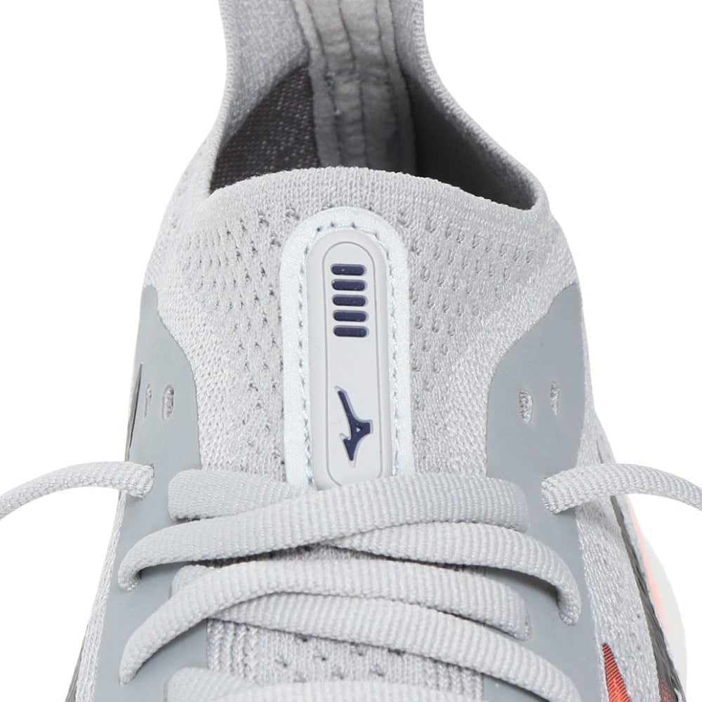 ランニングシューズ ジョギングシューズ ミズノ ネオ ゼン グレー レッド J1GC258651 スニーカー