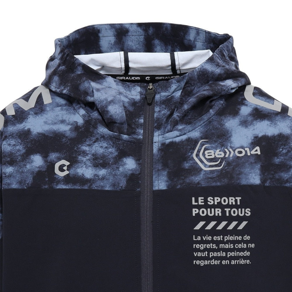 絶耐撥水 W FACE ウインドブレーカー ジャケット WB5F0001-TR854-GRSD NVY