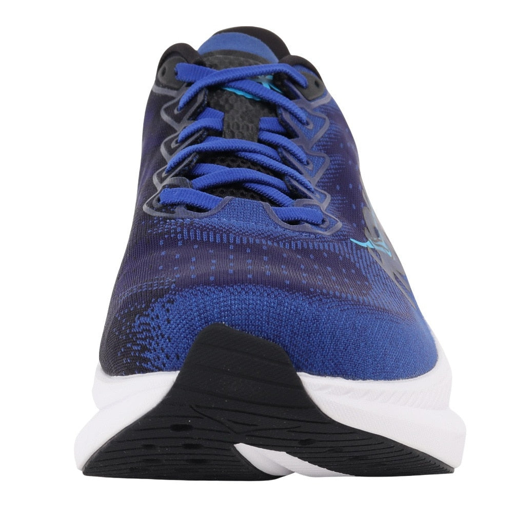 ランニングシューズ ジョギングシューズ マッハ 6 ワイド ブラック ネイビー 1147833-BNGH スニーカー