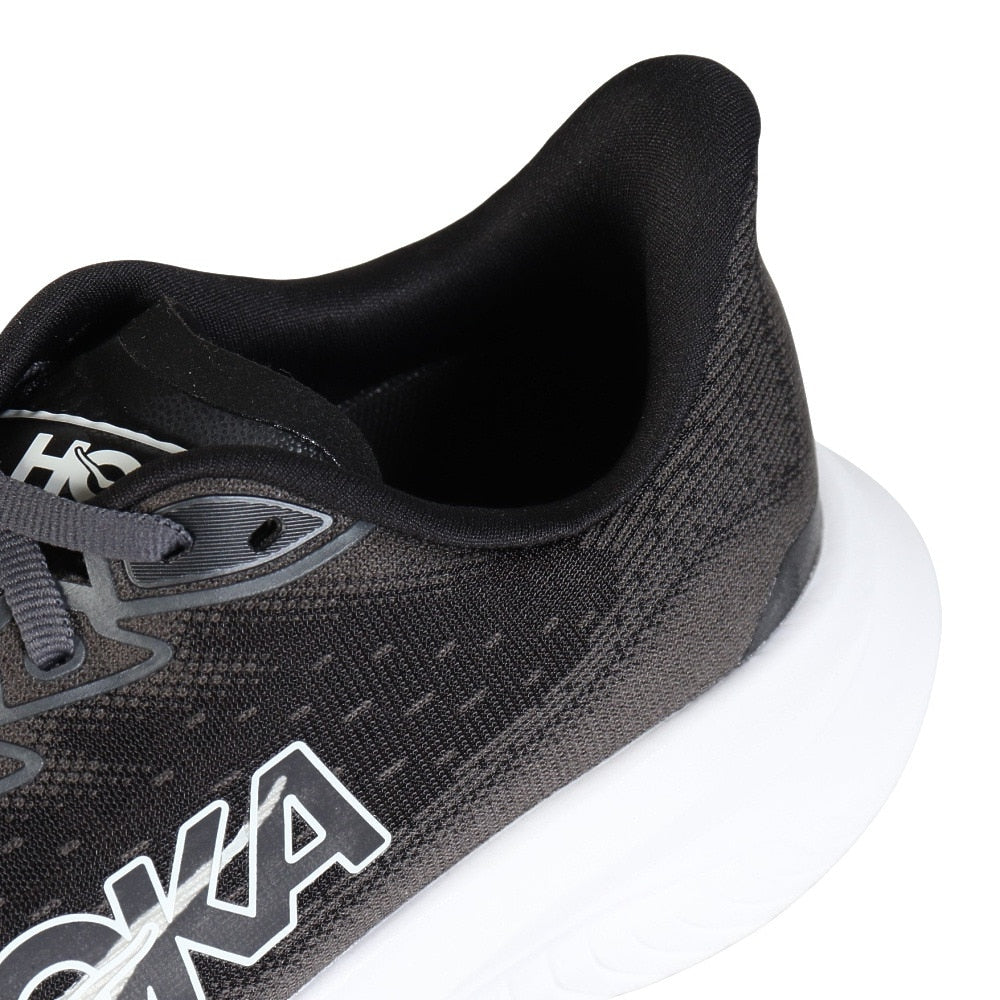 ランニングシューズ ジョギングシューズ マッハ 6 ワイド ブラック ホワイト 1147833-BWHT スニーカー