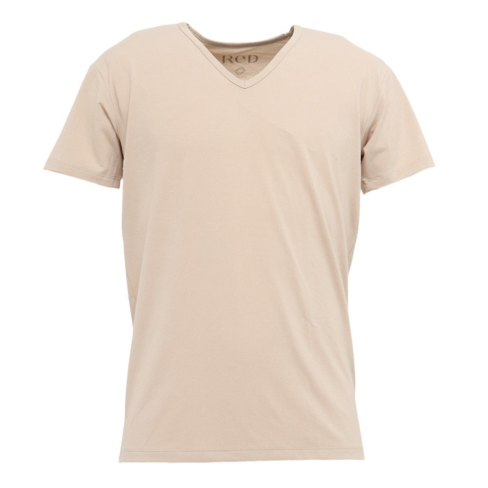 リカバリーウェア バイタルテック Vネックインナー半袖 ベージュ Mサイズ VW-AA-20B-M 一般医療機器 遠赤外線 ルームウェア