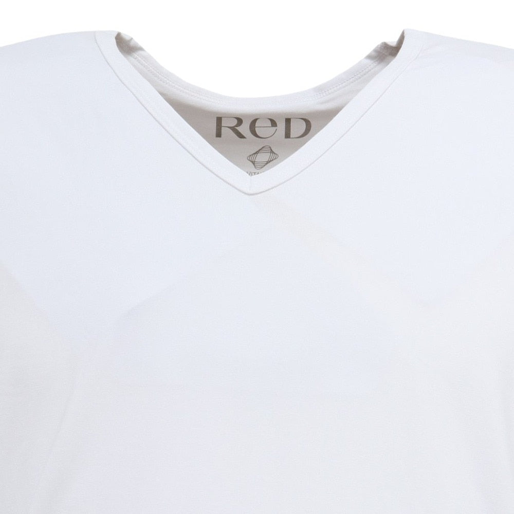 リカバリーウェア バイタルテック Vネックインナー半袖(COOL) 白 Mサイズ VW-AB-02B-M 一般医療機器 遠赤外線 ルームウェア