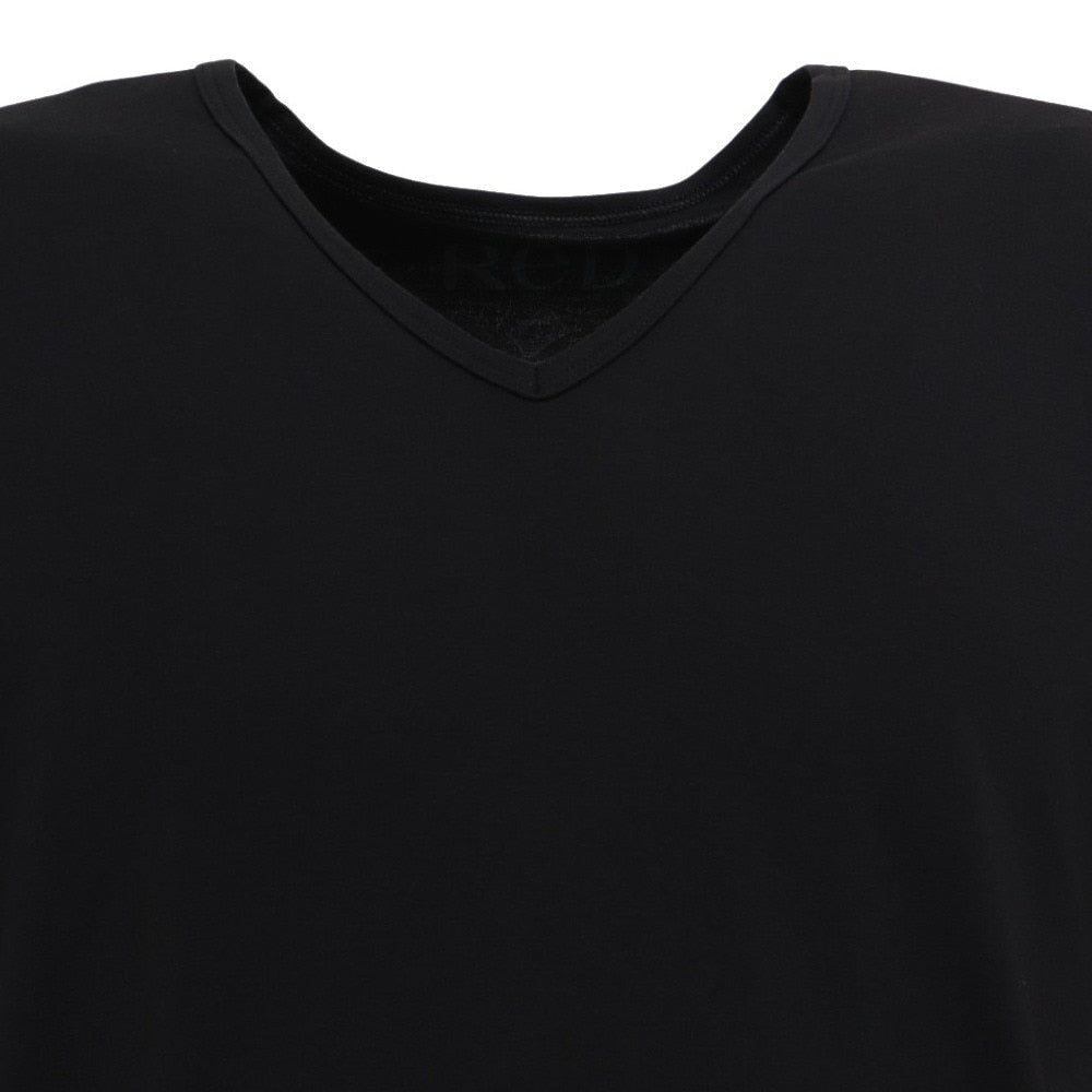 リカバリーウェア バイタルテック Vネックインナー半袖(COOL) 黒 Mサイズ VW-AB-03B-M 一般医療機器 遠赤外線 ルームウェア