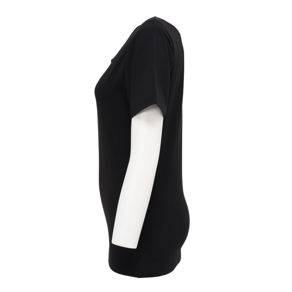 リカバリーウェア バイタルテック Uネックインナー半袖(COOL) 黒 Lサイズ VW-AD-03C-L 一般医療機器 遠赤外線 ルームウェア