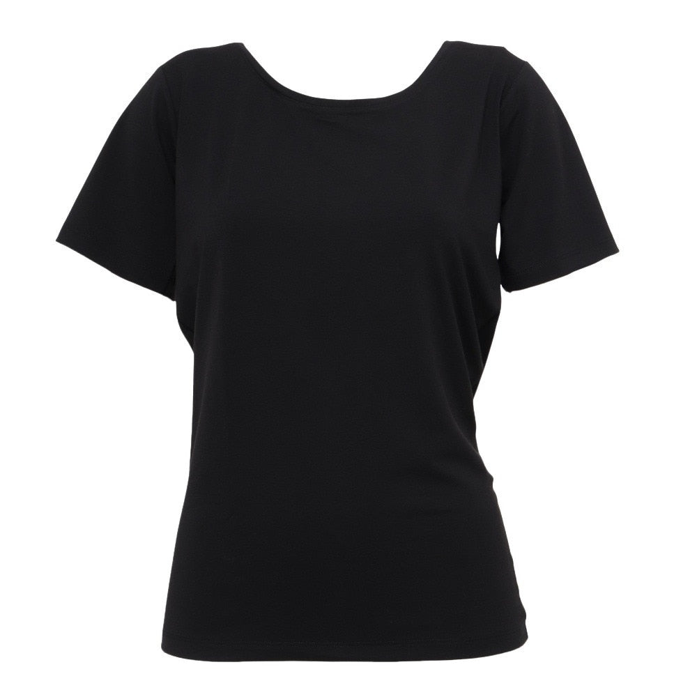 リカバリーウェア バイタルテック Uネックインナー半袖(COOL) 黒 Lサイズ VW-AD-03C-L 一般医療機器 遠赤外線 ルームウェア