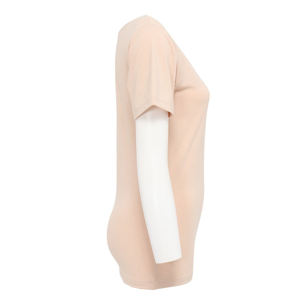 リカバリーウェア バイタルテック Uネックインナー半袖(COOL) ベージュ Lサイズ VW-AD-20C-L 一般医療機器 遠赤外線 ルームウェア