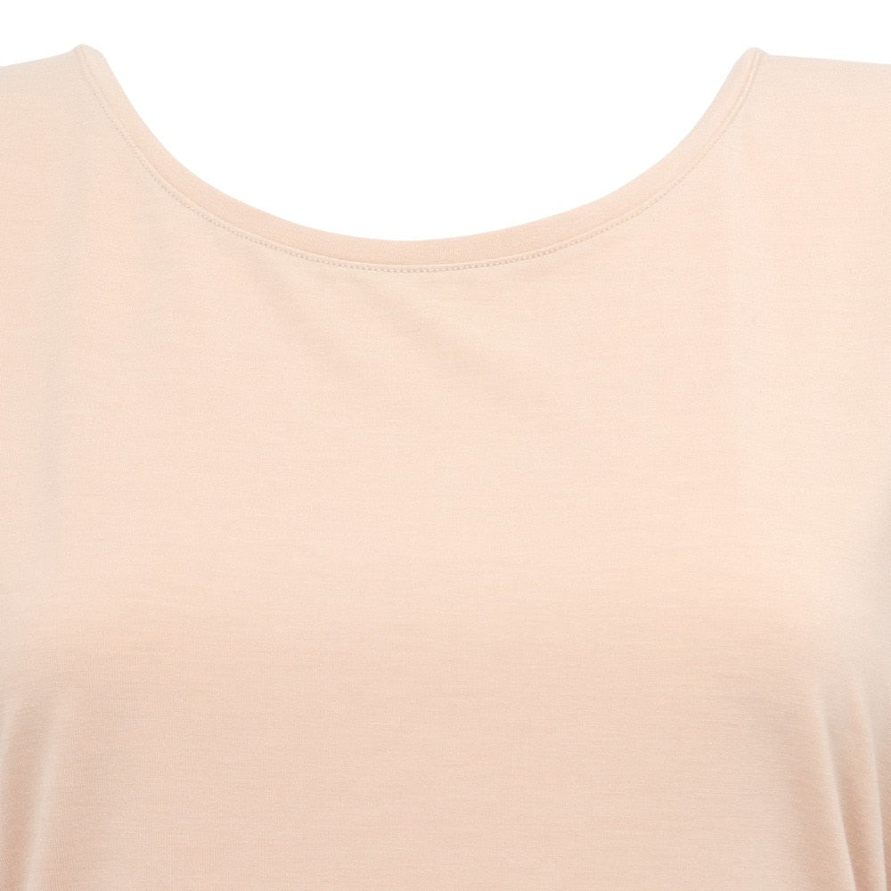 リカバリーウェア バイタルテック Uネックインナー半袖(COOL) ベージュ Lサイズ VW-AD-20C-L 一般医療機器 遠赤外線 ルームウェア