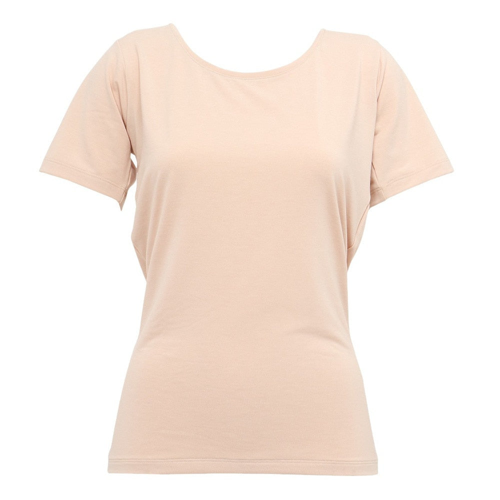 リカバリーウェア バイタルテック Uネックインナー半袖(COOL) ベージュ Lサイズ VW-AD-20C-L 一般医療機器 遠赤外線 ルームウェア