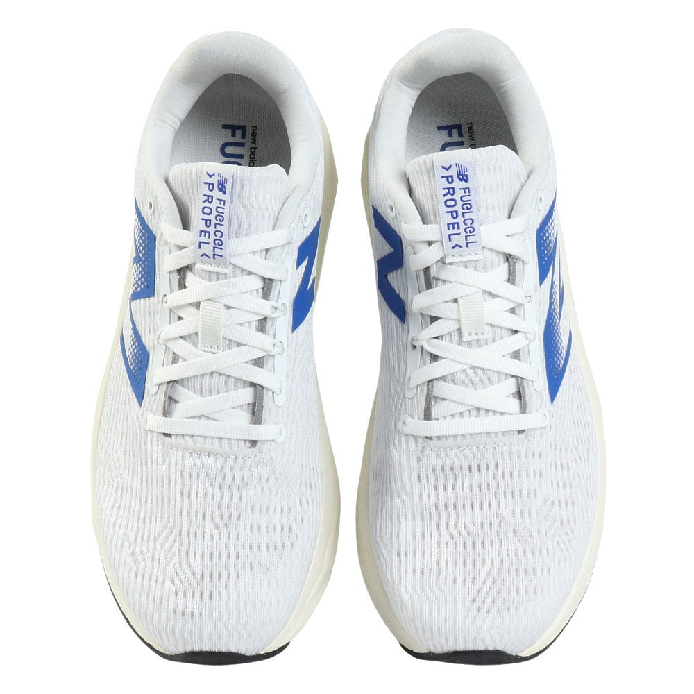 ランニングシューズ トレーニングシューズ 部活 フューエルセル プロペル V5 ホワイト ブルー MFCPRCZ5 D