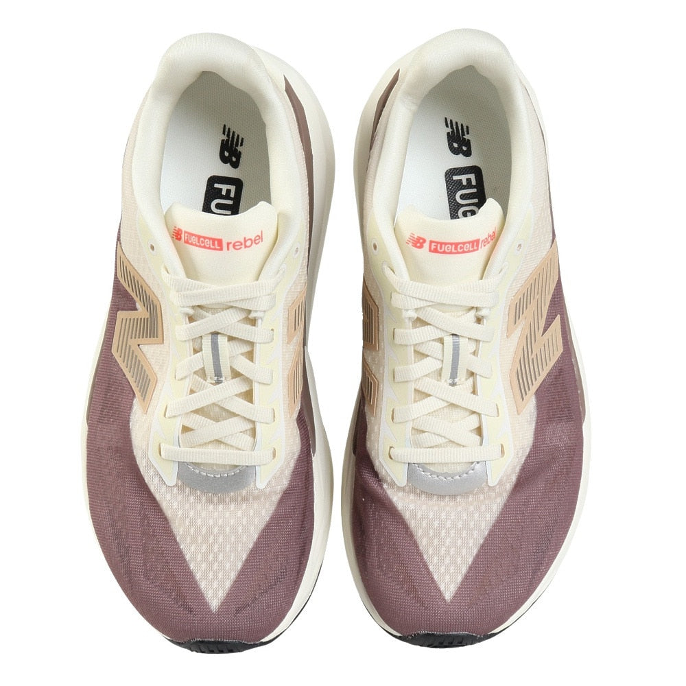 ランニングシューズ トレーニングシューズ 部活 フューエルセル レベル v5 ブラウン MFCXLY5 2E 軽量性 反発性