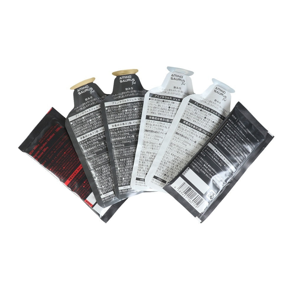 エネルギージェル SAURUS完走パック25 SS013 6本セット アミノ酸 エネルギー補給 スポーツ