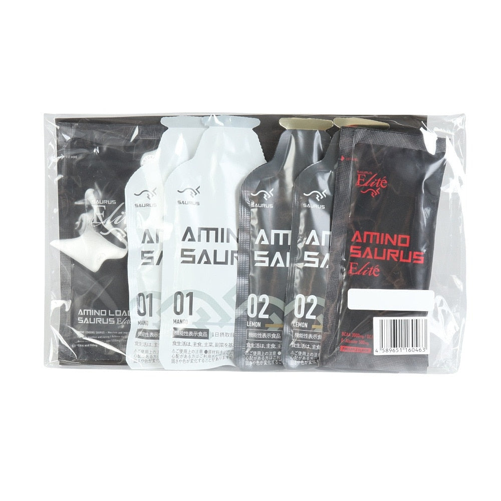 エネルギージェル SAURUS完走パック25 SS013 6本セット アミノ酸 エネルギー補給 スポーツ