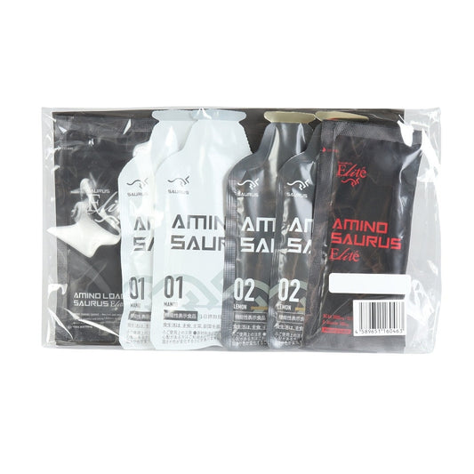 エネルギージェル SAURUS完走パック25 SS013 6本セット アミノ酸 エネルギー補給 スポーツ