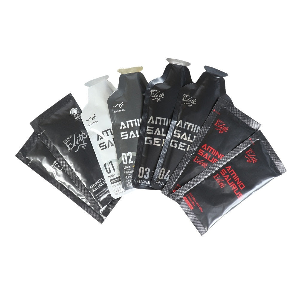 エネルギージェル SAURUS最強完走パック25 SS014 8本セット アミノ酸 エネルギー補給 スポーツ