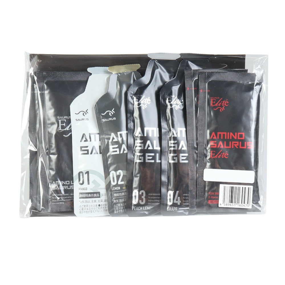 エネルギージェル SAURUS最強完走パック25 SS014 8本セット アミノ酸 エネルギー補給 スポーツ