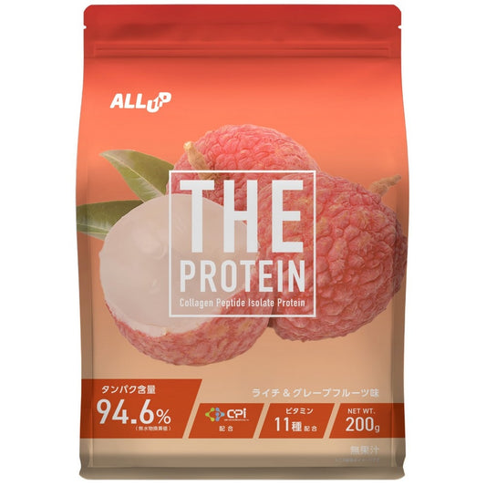 プロテイン THEPROTEIN ライチ&グレープフルーツ味 200g 約7食入 GWM52TK020 乳糖未配合 高たんぱく