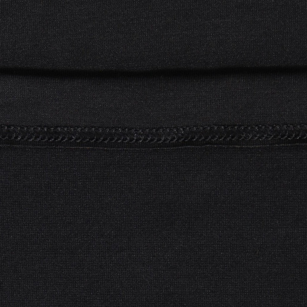 Vネックインナー長袖 リカバリーウェア ブラック 黒 Sサイズ VW-BA-K90A-S