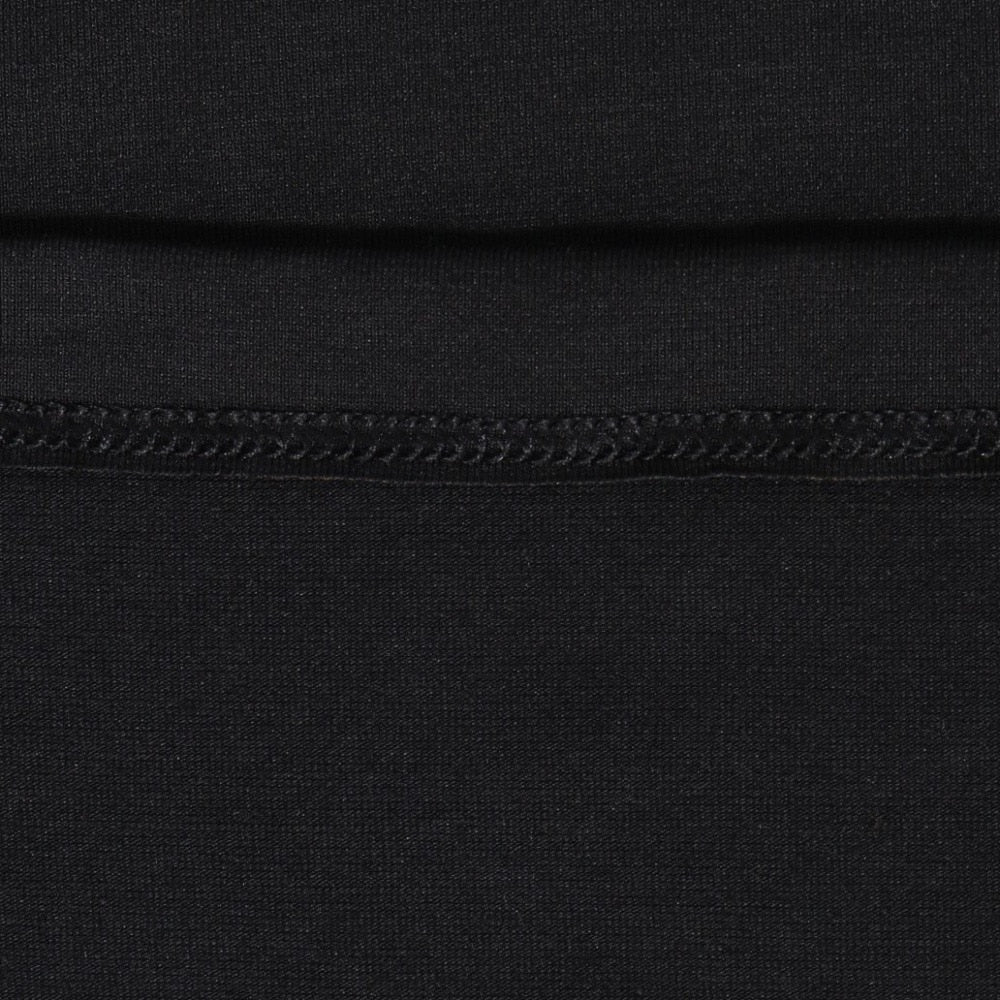 Vネックインナー長袖 リカバリーウェア ブラック 黒 Mサイズ VW-BA-K90B-M