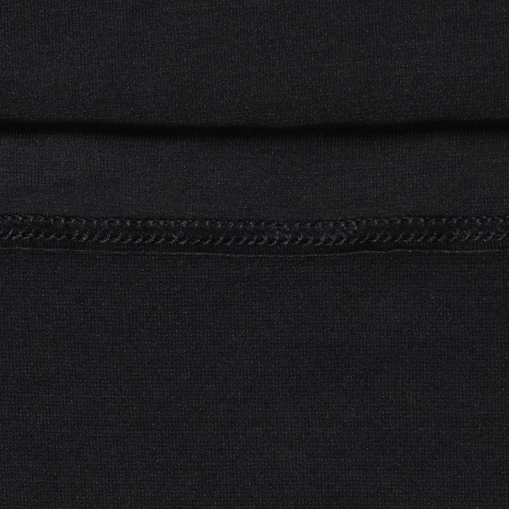 Vネックインナー長袖 リカバリーウェア ブラック 黒 LLサイズ VW-BA-K90D-LL