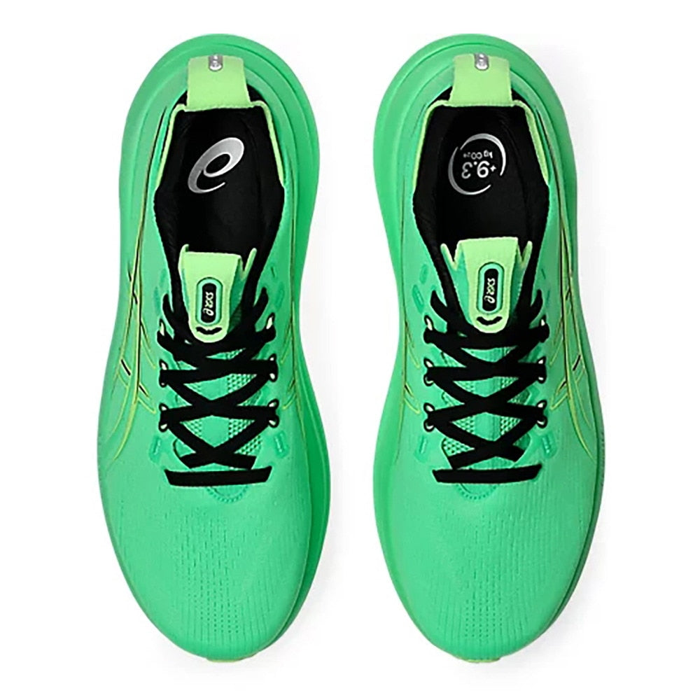 ランニングシューズ ジョギングシューズ ゲルニンバス 28 グリーン 1011C127.300
