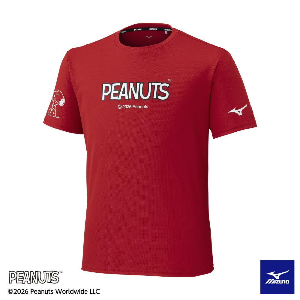 【MIZUNO（ミズノ）】 卓球ウェア シャツ PEANUTS ゲームシャツ 82JADP0262