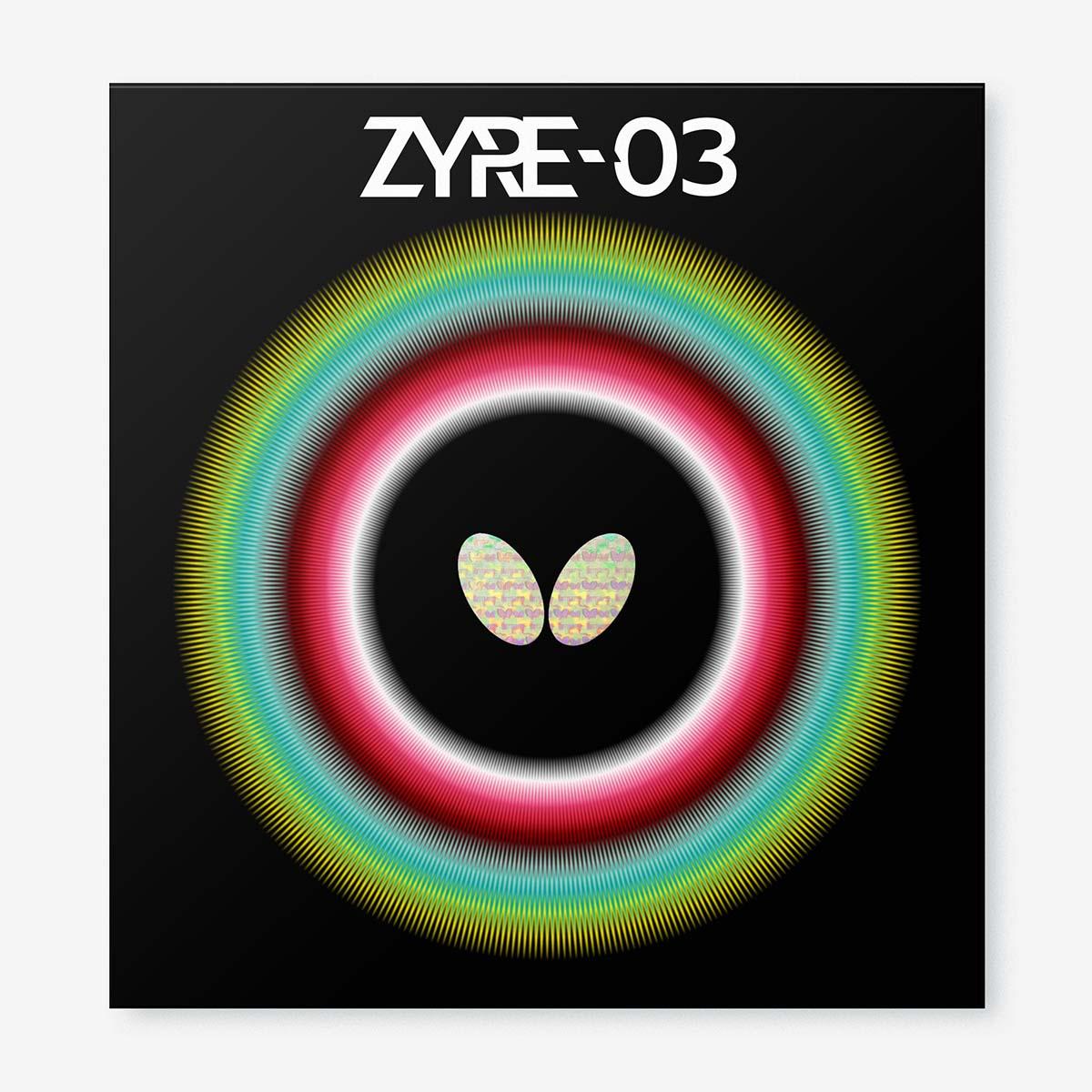 【予約商品】ザイア03【バタフライ butterfly -卓球ラバー】