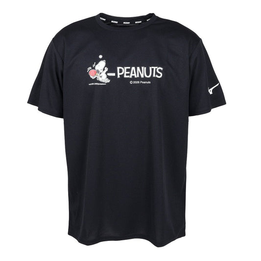 【MIZUNO（ミズノ）】卓球ウェア シャツ PEANUTS ゲームシャツ 82JADP0109