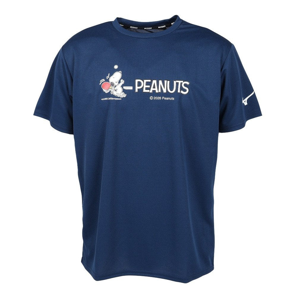 【MIZUNO（ミズノ）】卓球ウエア シャツ PEANUTS ゲームシャツ 82JADP0114