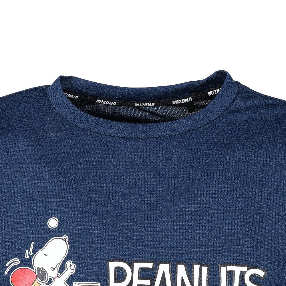 【MIZUNO（ミズノ）】卓球ウエア シャツ PEANUTS ゲームシャツ 82JADP0114